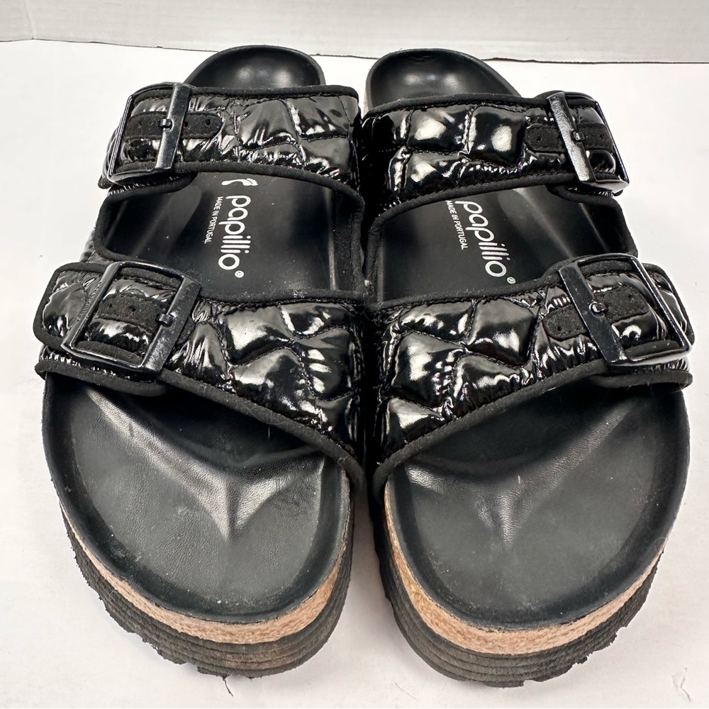 Birkenstock Papillio Arizona Platform Padded Sz 9 - Picture 2 of 6